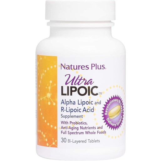 Natures Plus Ultra Lipoic Πρωτοποριακή Αντιοξειδωτική - Αντιγηραντική Φόρμουλα με Αναζωογονητικές Ιδιότητες 30tabs Natures Plus Ultra Lipoic Πρωτοποριακή Αντιοξειδωτική - Αντιγηραντική Φόρμουλα με Αναζωογονητικές Ιδιότητες 30tabs