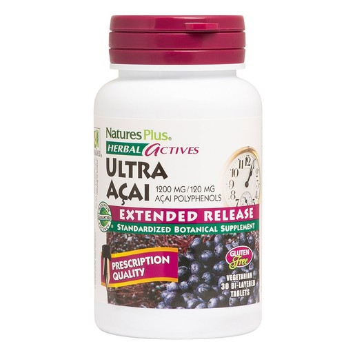 Nature\'s Plus Ultra Acai 1200mg Αντιοξειδωτικό Συμπλήρωμα Διατροφης από Εκχύλισμα Ακάι, 30 tabs Nature\'s Plus Ultra Acai 1200mg Αντιοξειδωτικό Συμπλήρωμα Διατροφης από Εκχύλισμα Ακάι, 30 tabs