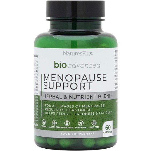 Natures Plus Bio Advnaced Menopause Support Herbal & Nutrient Blend 60caps