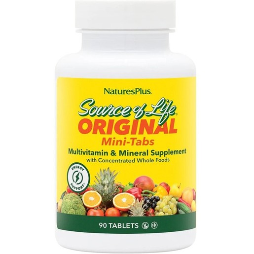 Natures Plus Source of Life Original Multi-Vitamin & Mineral 90 Mini.tabs Natures Plus Source of Life Original Multi-Vitamin & Mineral 90 Mini.tabs