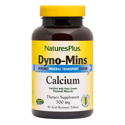 Nature\'s Plus Dyno-Mins Calcium 500mg Συμπλήρωμα Διατροφής για την Επίτευξη Ιδανικής Οστικής Πυκνότητας 90 Tablets Nature\'s Plus Dyno-Mins Calcium 500mg Συμπλήρωμα Διατροφής για την Επίτευξη Ιδανικής Οστικής Πυκνότητας 90 Tablets