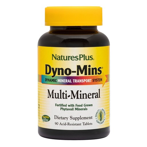 Nature\'s Plus Multi Mineral Dyno-Mins Συμπλήρωμα Διατροφής για την Εξασφάλιση της Υγείας των Οστών 90 Tablets Nature\'s Plus Multi Mineral Dyno-Mins Συμπλήρωμα Διατροφής για την Εξασφάλιση της Υγείας των Οστών 90 Tablets