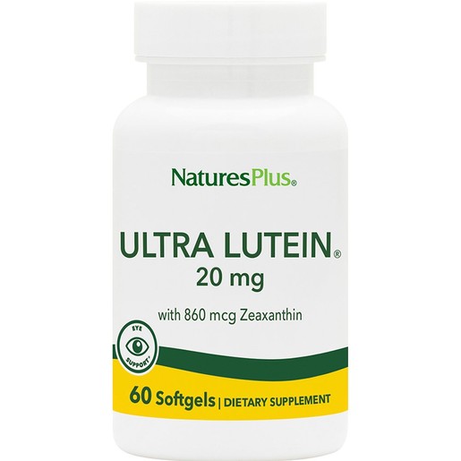 Natures Plus Ultra Lutein 20mg 60 Softgels
