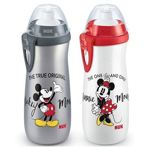 Nuk Disney Mickey Sports Cup Πλαστικό Παγουράκι με Καπάκι Push-Pull 36m+ 450ml Nuk Disney Mickey Sports Cup Πλαστικό Παγουράκι με Καπάκι Push-Pull 36m+ 450ml