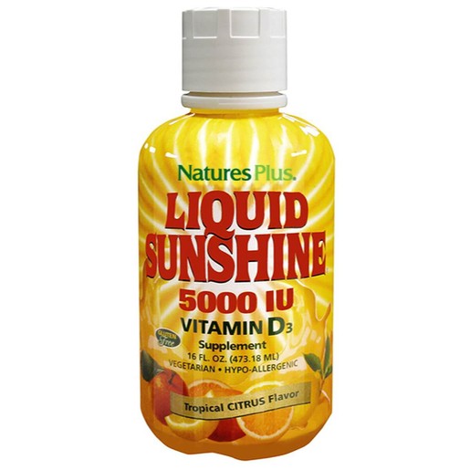 Nature\'s Plus Liquid Sunshine 5000 IU Vitamin D3 Συμπλήρωμα Διατροφής για την Υγεία των Οστών & των Δοντιών 473ml Nature\'s Plus Liquid Sunshine 5000 IU Vitamin D3 Συμπλήρωμα Διατροφής για την Υγεία των Οστών & των Δοντιών 473ml