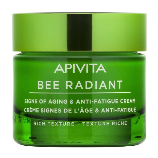 Apivita Bee Radiant Κρέμα για Σημάδια Γήρανσης & Ξεκούραστη Όψη Πλούσιας Υφής 50ml Apivita Bee Radiant Κρέμα για Σημάδια Γήρανσης & Ξεκούραστη Όψη Πλούσιας Υφής 50ml