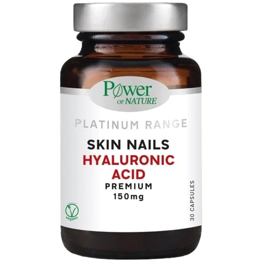 Power of Nature Platinum Range Skin Nails Hyaluronic Acid Premium 150mg 30caps