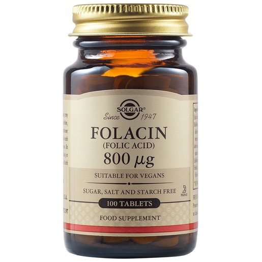 Solgar Folacin Folic Acid 800μg 100tabs