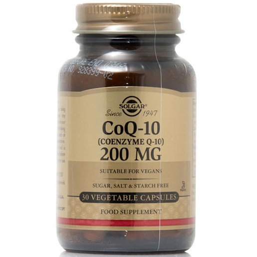Solgar Coenzyme CοQ10 200mg 30 veg.caps Solgar Coenzyme CοQ10 200mg 30 veg.caps