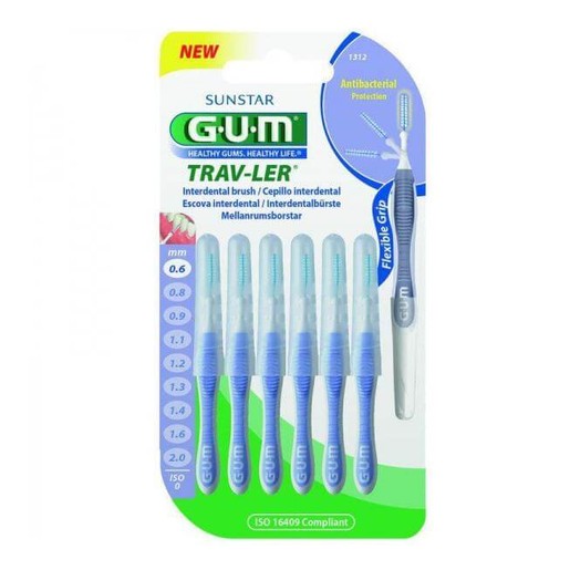 Gum Trav-Ler Interdental Brush Μεσοδόντια Βουρτσάκια 6 τεμάχια Gum Trav-Ler Interdental Brush Μεσοδόντια Βουρτσάκια 6 τεμάχια