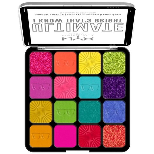 NYX Professional Makeup Ultimate Shadow Palette 1 Τεμάχιο - I Know That\'s Bright 
