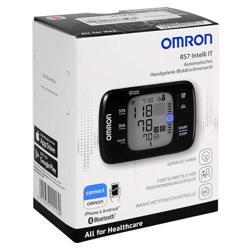 Omron RS7 Intelli IT Αυτόματο Πιεσόμετρο Καρπού 1τμχ Omron RS7 Intelli IT Αυτόματο Πιεσόμετρο Καρπού 1τμχ