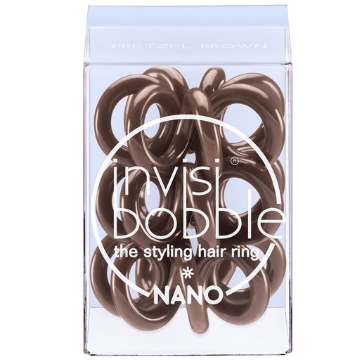 Invisibobble Nano Pretzeln Brown Λαστιχάκι Μαλλιών 3 Τεμάχια Invisibobble Nano Pretzeln Brown Λαστιχάκι Μαλλιών 3 Τεμάχια