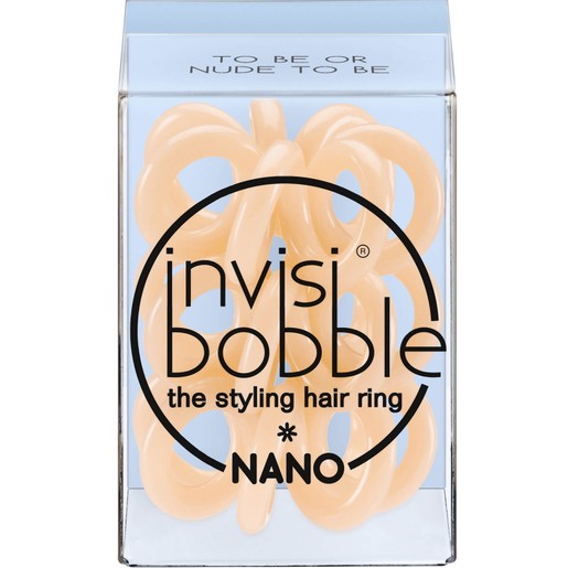 Invisibobble Nano to be or Nude to be Λαστιχάκι Μαλλιών 3 Τεμάχια Invisibobble Nano to be or Nude to be Λαστιχάκι Μαλλιών 3 Τεμάχια