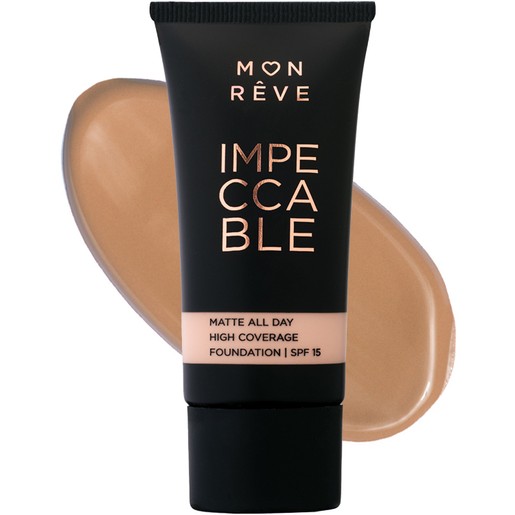 Mon Reve Impeccable All Day Matte Foundation with Spf15, 30ml - 108