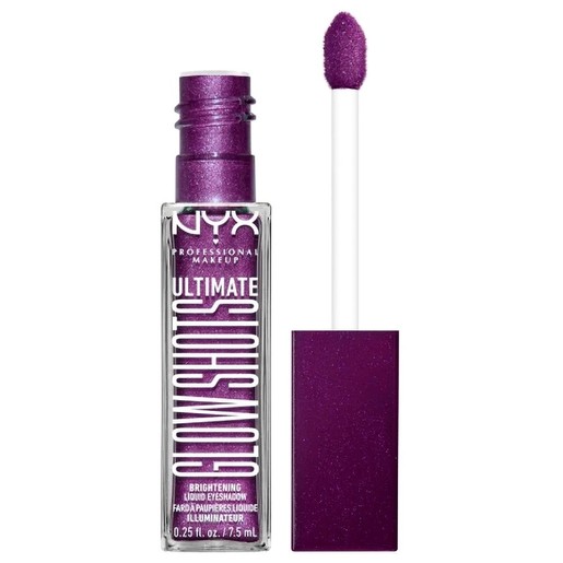 NYX Professional Makeup Ultimate Glow Shots Liquid Eye Shadows 7,5ml 1 Τεμάχιο - Feelin Grape