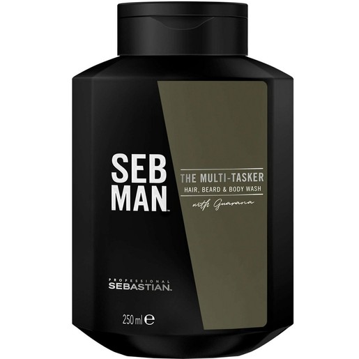 Sebastian Professional The Multi-Tasker Hair - Beard -  Body Wash 250ml