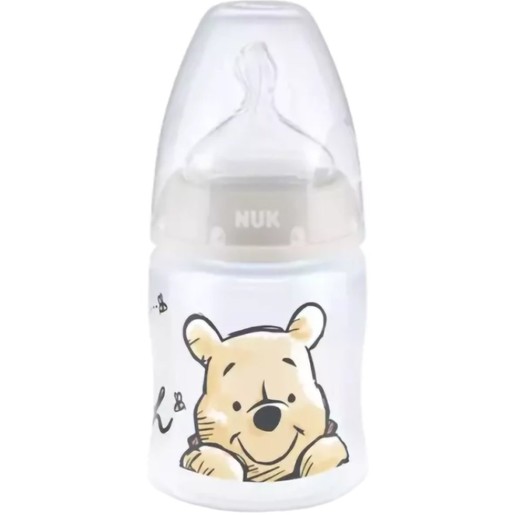 Nuk First Choice+ Disney Baby Winnie the Pooh No Colic Bottle 0-6m 150ml, Κωδ 10743932 - Γκρι