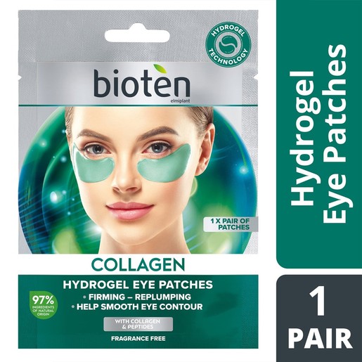 Bioten Collagen Hydrogel Eye Patches 1 Ζευγάρι