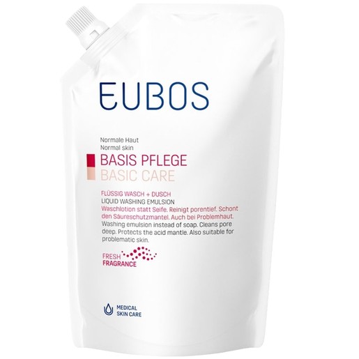 Eubos Basic Care Face - Body Liquid Washing Emulsion Refill 400ml