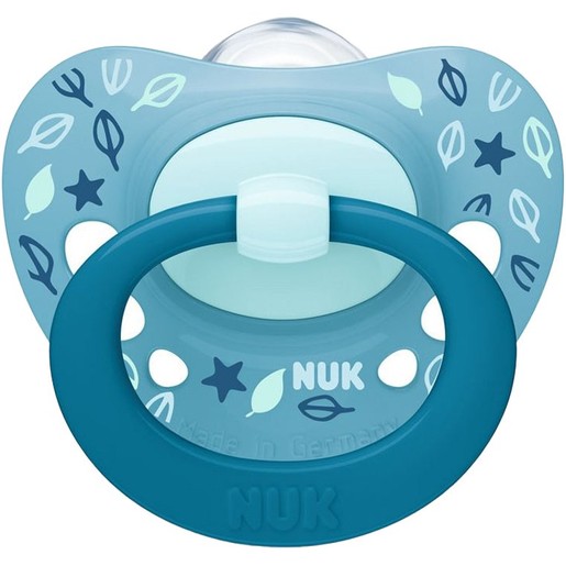 Nuk Signature Orthodontic Silicone Soother 18-36m Γαλάζιο 1 Τεμάχιο, Κωδ 10520449