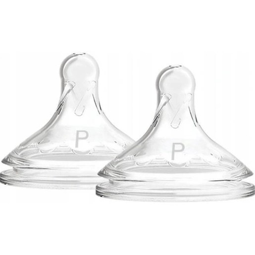 Dr. Brown\'s Natural Flow Options+ Preemie Silicone Teat 0m+, 2 Τεμάχια, Κωδ WN0201