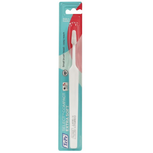 TePe Select Compact Extra Soft Toothbrush 1 Τεμάχιο - Άσπρο
