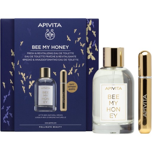 Apivita Promo Bee My Honey Eau De Toilette 100ml & Δώρο Επαναγεμιζόμενο Spray Αρώματος 8ml