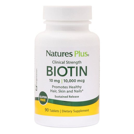 Natures Plus Biotin 10mg 90tabs