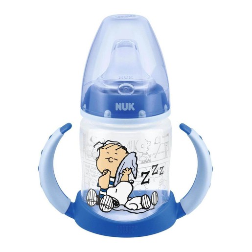 Nuk First Choice Peanuts Πλαστικό Μπιμπερό Εκπαίδευσης με Ρύγχος Σιλικόνης (6-18 Μηνών) 150ml Nuk First Choice Peanuts Πλαστικό Μπιμπερό Εκπαίδευσης με Ρύγχος Σιλικόνης (6-18 Μηνών) 150ml