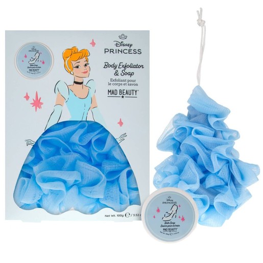 Mad Beauty Promo Disney Princess Body Exfoliator & Tuberose & Jasmine Bath Soap 100g