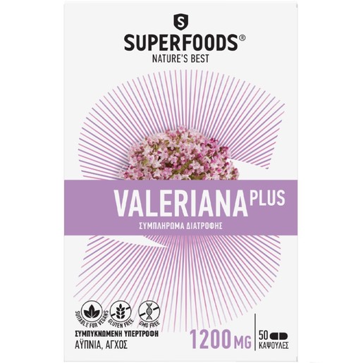 Superfoods Valeriana Plus 50caps