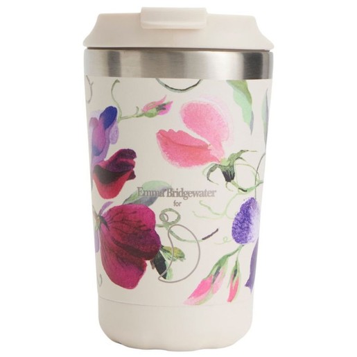 Chilly\'s Emma Bridgewater Coffee Cup 340ml - Sweet Peas