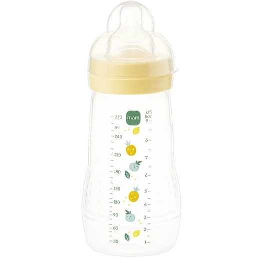Mam Easy Active Baby Bottle 2m+, Κωδ 361SUc 330ml, 1 Τεμάχιο - Κίτρινο