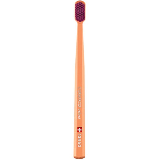 Curaprox CS 12460 Velvet Toothbrush 1 Τεμάχιο - Πορτοκαλί / Φούξια