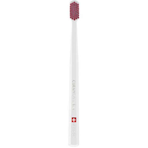 Curaprox CS 12460 Velvet Toothbrush 1 Τεμάχιο - Άσπρο / Μπορντό