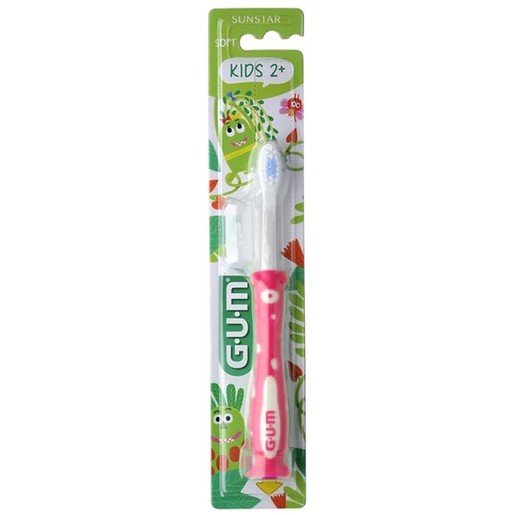 Gum Sunstar Kids 2 Years+ Soft Toothbrush 1 Τεμάχιο Κωδ 901 - Ροζ
