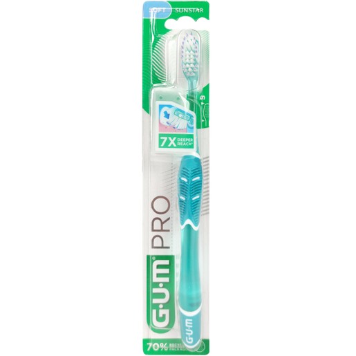 Gum Pro Soft Toothbrush Τιρκουάζ 1 Τεμάχιο, Κωδ 525