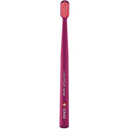 Curaprox CS 12460 Velvet Toothbrush 1 Τεμάχιο -  Φούξια / Ροζ