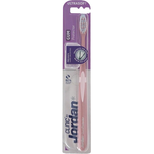 Jordan Clinic Gum Protector Toothbrush Ultrasoft 1 Τεμάχιο Κωδ 310059 - Ροζ