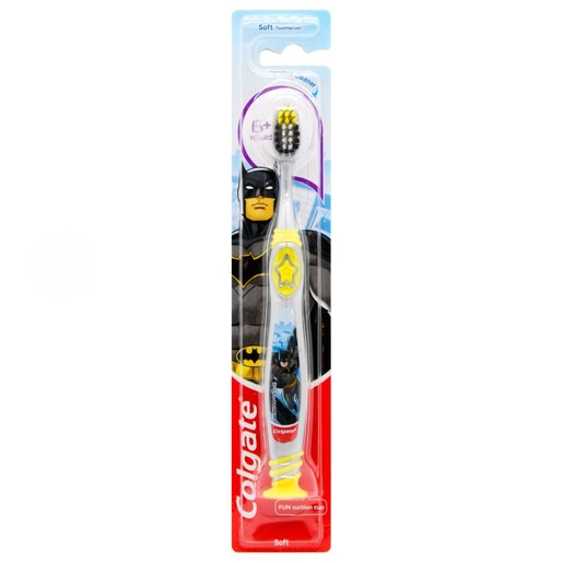 ​​​​​​​Colgate Kids Batman 6+ Years Soft Toothbrush 1 Τεμάχιο - Γκρι