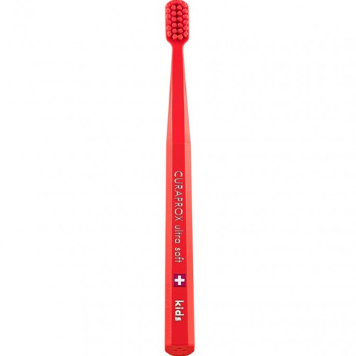 Curaprox Kids CS 5500 Ultra Soft Toothbrush 4-12 Years 1 Τεμάχιο - Κόκκινο