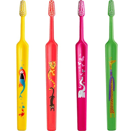 TePe Kids Extra Soft Toothbrush 0-3 Years 4 Τεμάχια - Multicolor 10