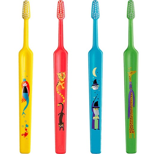 TePe Kids Extra Soft Toothbrush 0-3 Years 4 Τεμάχια - Multicolor 9