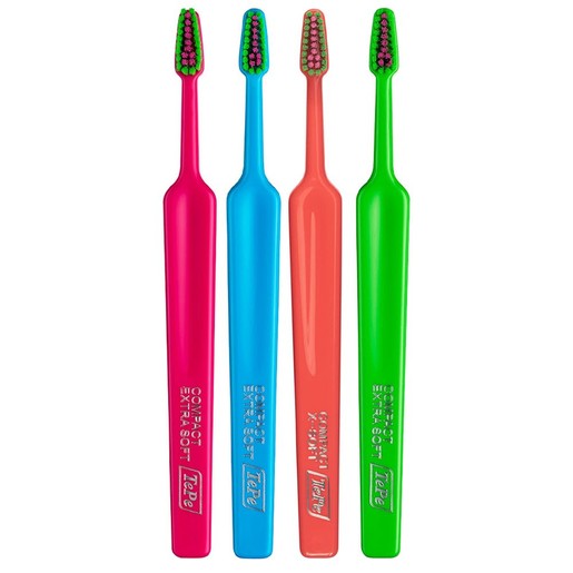 Tepe Colour Compact Extra Soft Toothbrush 4 Τεμάχια - Multicolor 7