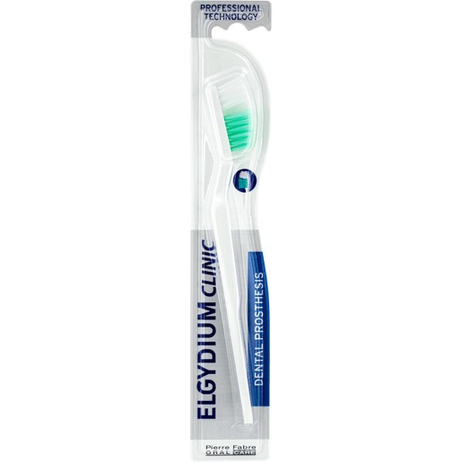 Elgydium Clinic Dental Prosthesis Toothbrush 1 Τεμάχιο - Πράσινο