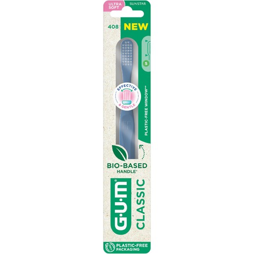 Gum Classic 408 Ultra Soft Toothbrush 1 Τεμάχιο - Μπλε Gum Classic 408 Ultra Soft Toothbrush 1 Τεμάχιο - Μπλε
