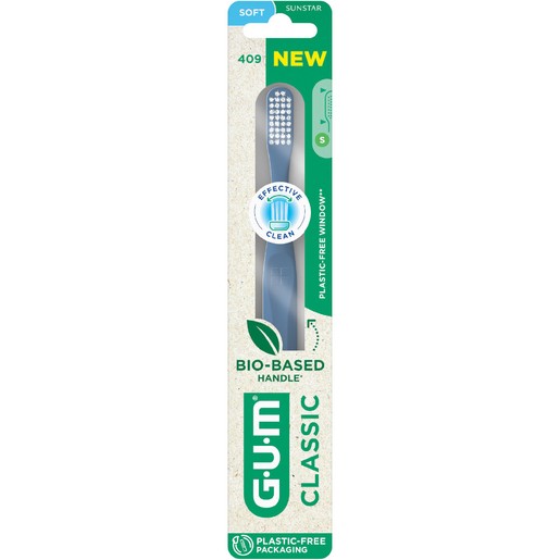 Gum Classic 409 Soft Toothbrush 1 Τεμάχιο - Μπλε Gum Classic 409 Soft Toothbrush 1 Τεμάχιο - Μπλε