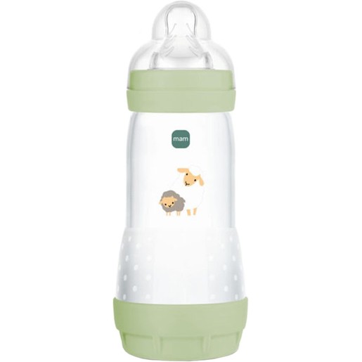 Mam Easy Start Anti-Colic Plastic Bootle 4m+, 320ml, Κωδ 356SU2c - Πράσινο
