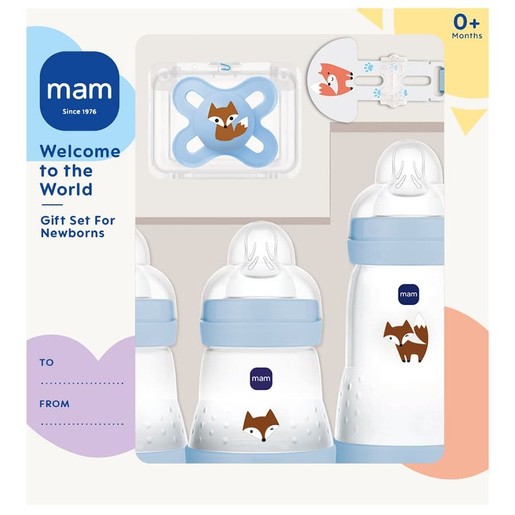 Mam Promo Welcome to the World Newborn Gift Set 0m+, 1 Τεμάχιο - Μπλε 2